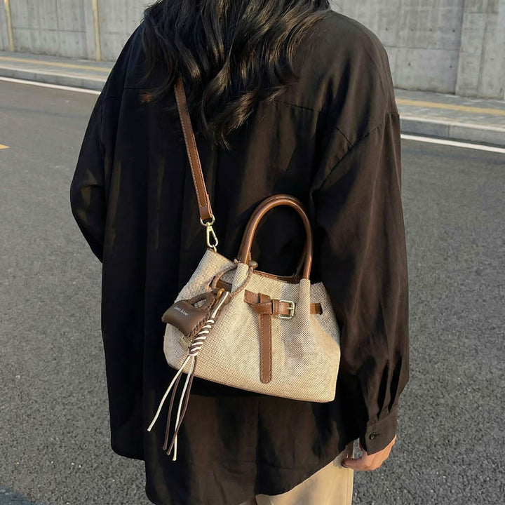 Damen Beuteltasche mit luxuriösen Details und abnehmbarem Schulterriemen Nord Taschen