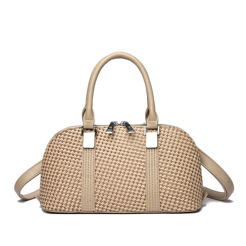 Damen modische Handtasche mit geflochtenem Design und verstellbarem Schulterriemen Nord Taschen