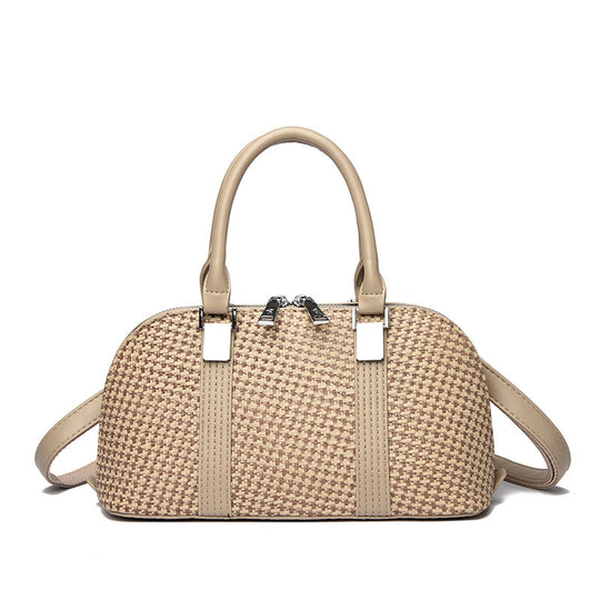 Damen modische Handtasche mit geflochtenem Design und verstellbarem Schulterriemen Nord Taschen