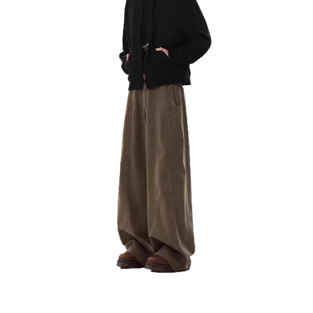 Damen Bequeme und modische Weitbein-Hose Nord Taschen