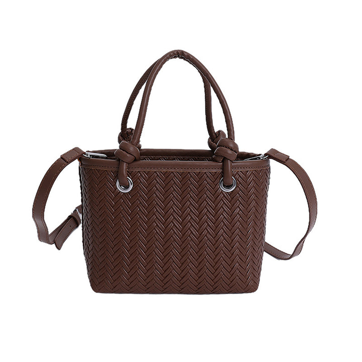 Damenhandtasche im modernen geflochtenen Design Nord Taschen