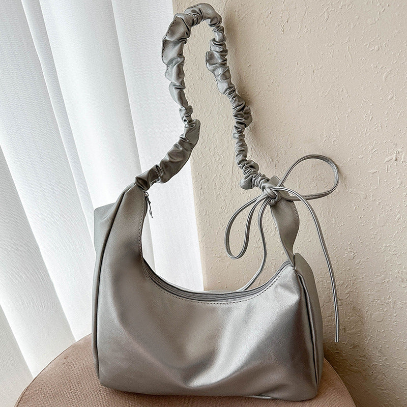 Damen Hobo-Tasche mit stilvollem geflochtenem Schultergurt und elegantem Knotenverschluss Nord Taschen