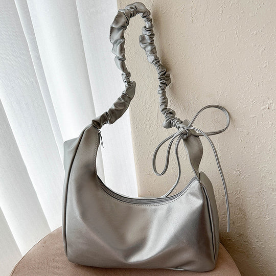 Damen Hobo-Tasche mit stilvollem geflochtenem Schultergurt und elegantem Knotenverschluss Nord Taschen
