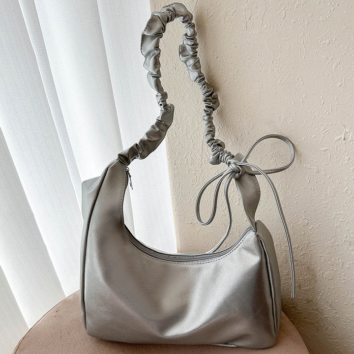 Damen Hobo-Tasche mit stilvollem geflochtenem Schultergurt und elegantem Knotenverschluss Nord Taschen