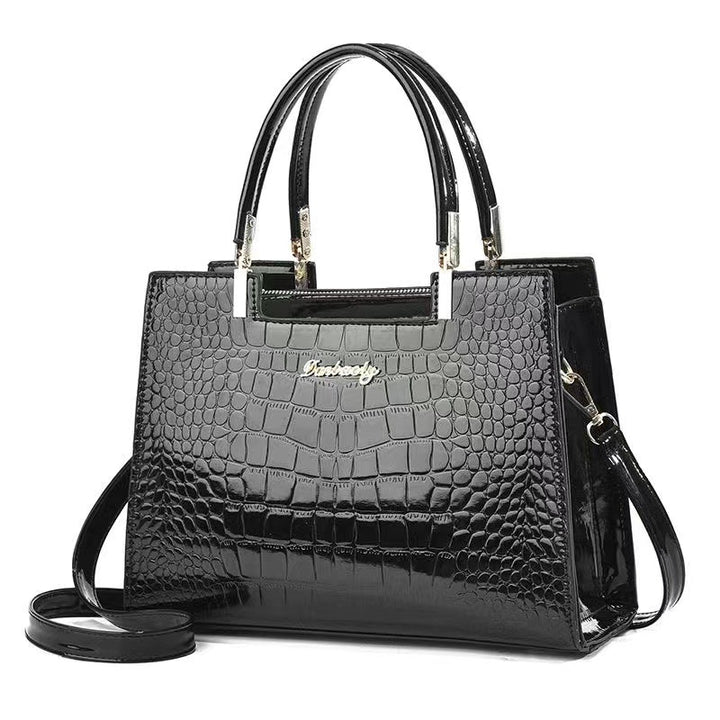 Damen elegante Handtasche im modernen Krokodilleder-Stil Nord Taschen
