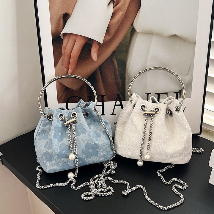 Damen Chic und verspielte Drawstring Tasche Nord Taschen