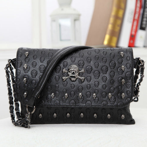 Damen Clutch-Tasche mit edlem Muster und abnehmbarem Schulterriemen Nord Taschen