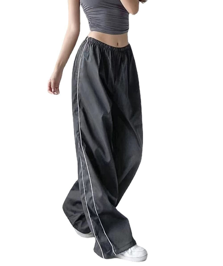 Damen Sportliche High-Waist Freizehhosen