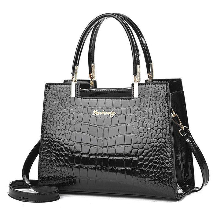 Damen elegante Handtasche im modernen Krokodilleder-Stil Nord Taschen
