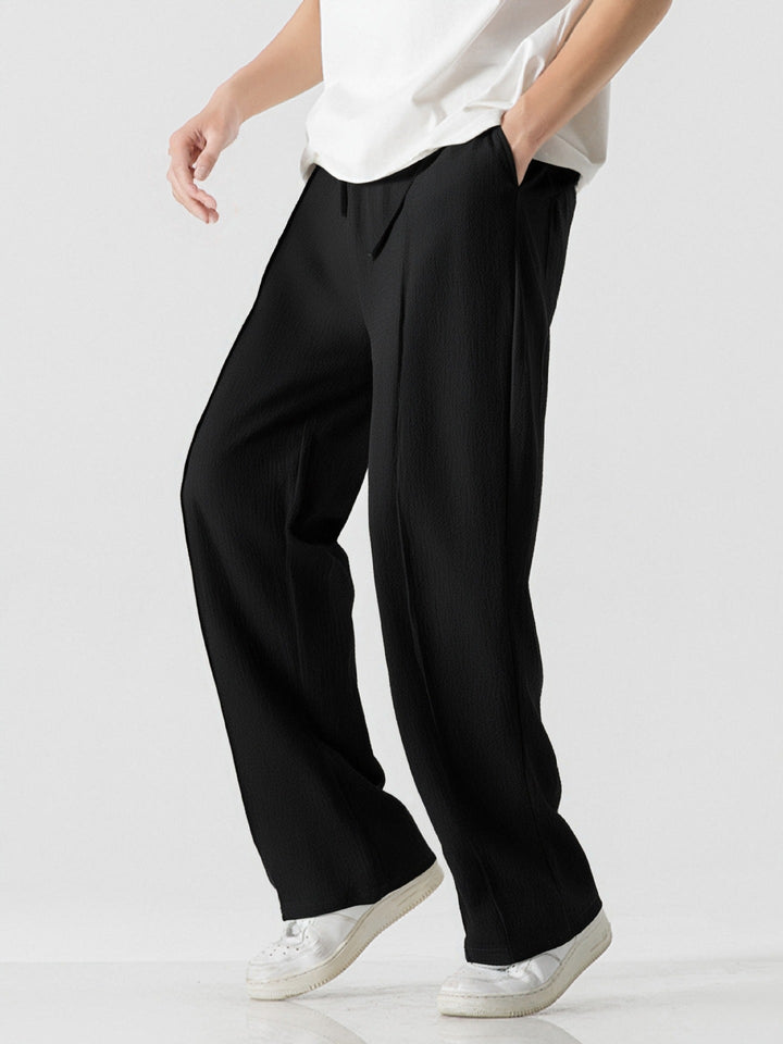 Herren Elegante, weite Freizeithose aus atmungsaktivem Gew Nord Taschene