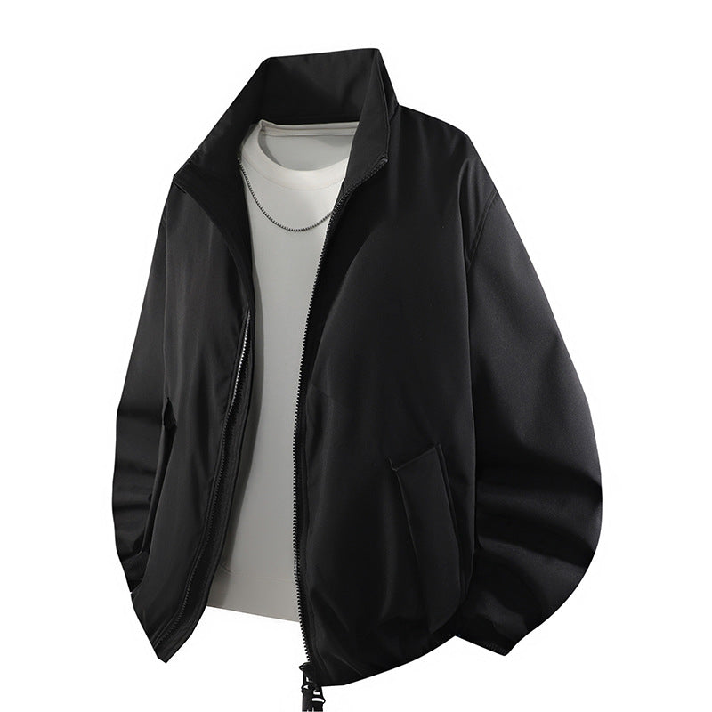 Herren Sportliche Übergangsjacke mit hohem Kragen und praktischen Reißverschlusstaschen Nord Taschen