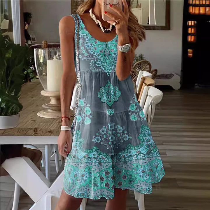 Damen Freizeitkleid mit verspieltem Muster