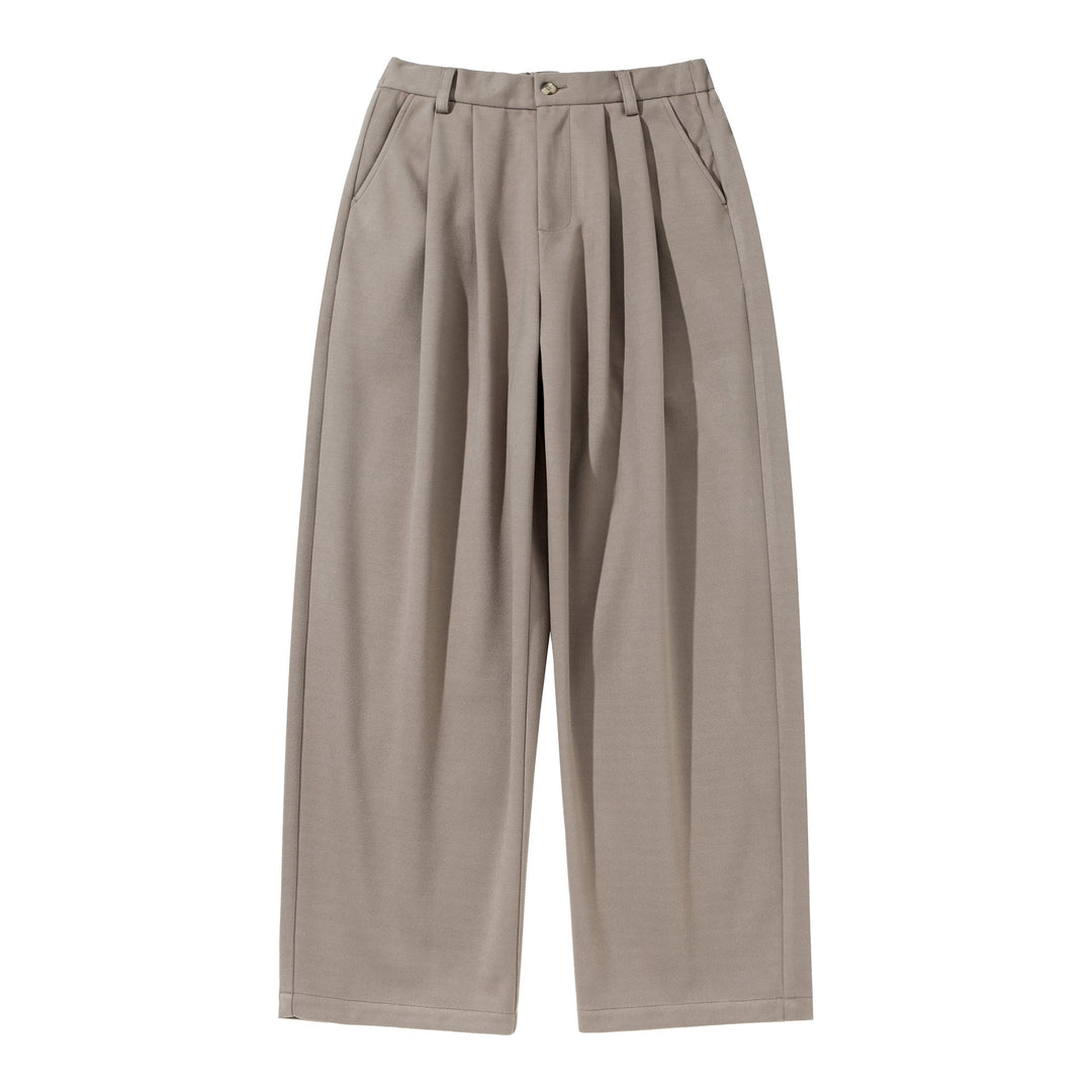 Damen Hochtaillierte Culotte-Hose mit Bundfalten und elastischem Rückenteil Nord Taschen