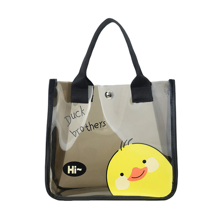 Damen durchsichtige Umhängetasche mit süßem Tierdesign Nord Taschen