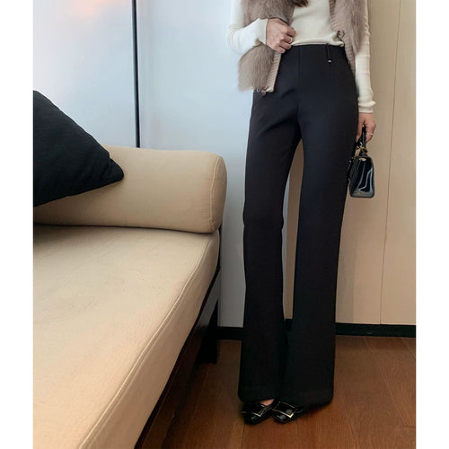 Damen Elegante Flared Hose Nord Taschen