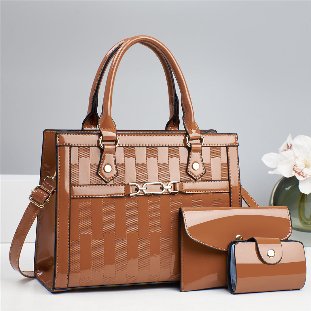 Damen stilvolle Handtasche mit herausnehmbarem Geldbeutel Nord Taschen