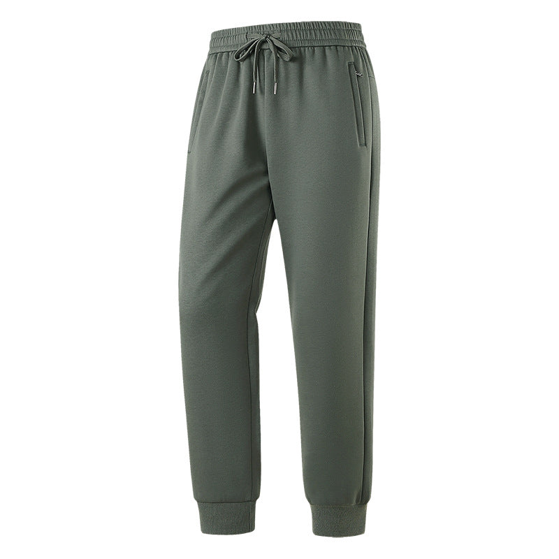 Herren Slim-Fit Freizeithose aus atmungsaktivem Funktionsfleece mit Kordelbund, Reißverschlusstaschen & Rippbündchen Nord Taschen
