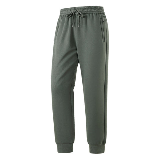 Herren Slim-Fit Freizeithose aus atmungsaktivem Funktionsfleece mit Kordelbund, Reißverschlusstaschen & Rippbündchen Nord Taschen