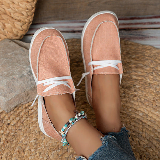 Damen bequeme und stylische Slip-On Sneakers