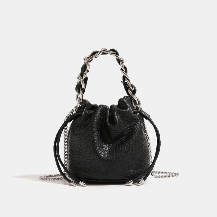 Damen Beuteltasche mit luxuriösem Kettenhenkel und elegantem Glanz Nord Taschen
