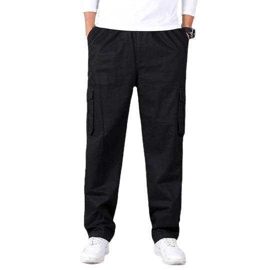 Herren Cargohose im Utility‑Stil mit elastischem Bund, geradem Bein und aufgesetzten Klappentaschen Nord Taschen