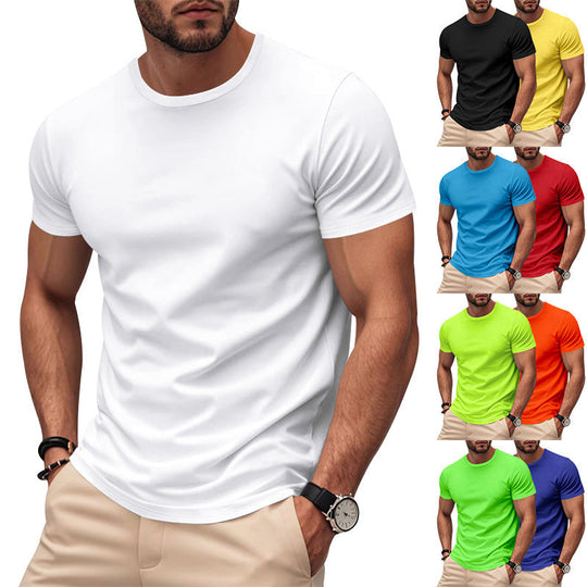 Herren nan leichtes Kurzarm-Funktionsshirt mit Rundhalsausschnitt schnelltrocknendem Stretchgew Nord Taschen und flachen Nähten