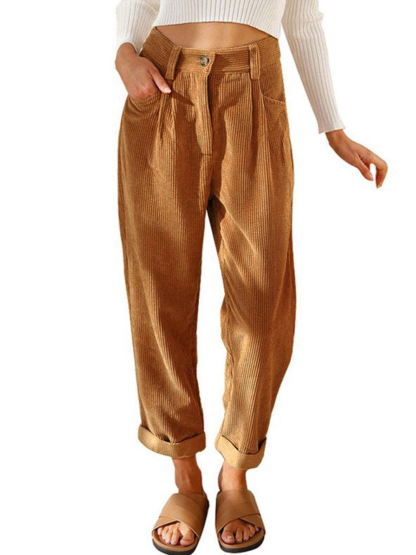 Lässige Cordhose Damen Komfort