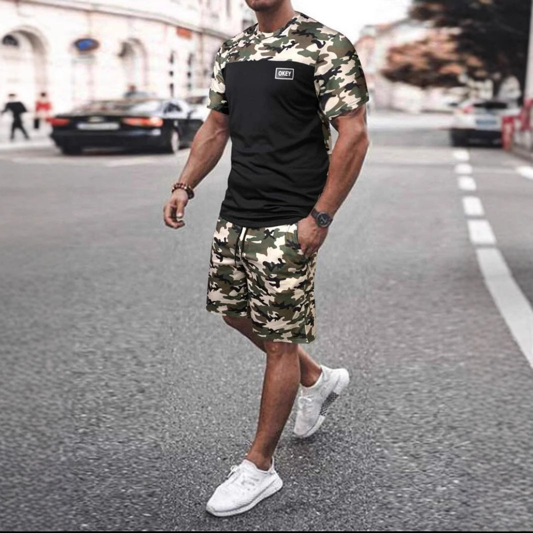 Herren Camouflage Sportanzug mit modernem Design und praktischen Taschen Nord Taschen