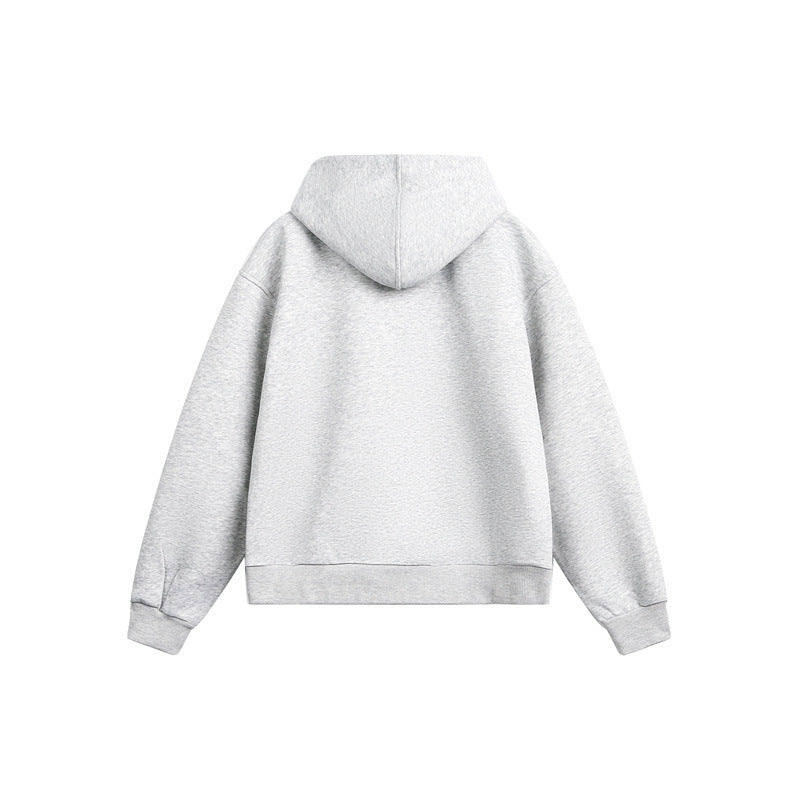 Unisex Leichte Oversize‑Kapuzen‑Sweatjacke mit durchgehendem Reißverschluss, Raglanärmeln und Eingrifftaschen Nord Taschen