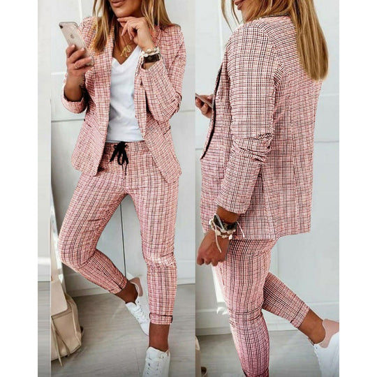 Damen Blazer und Hose Set