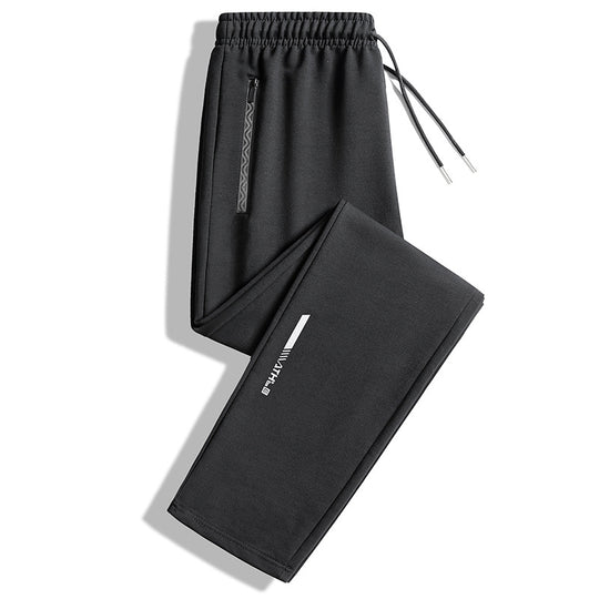 Herren Slim-Fit Performance-Jogginghose mit Reißverschlusstaschen, elastischem Bund und Bündchen Nord Taschen