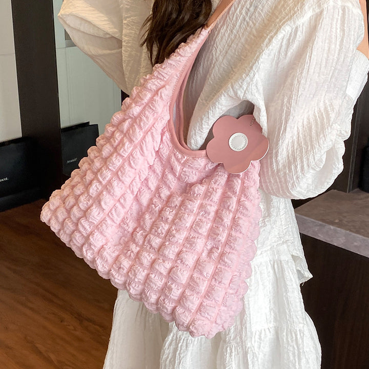 Damen Hobo-Tasche aus strukturiertem Material mit praktischen Fächern Nord Taschen