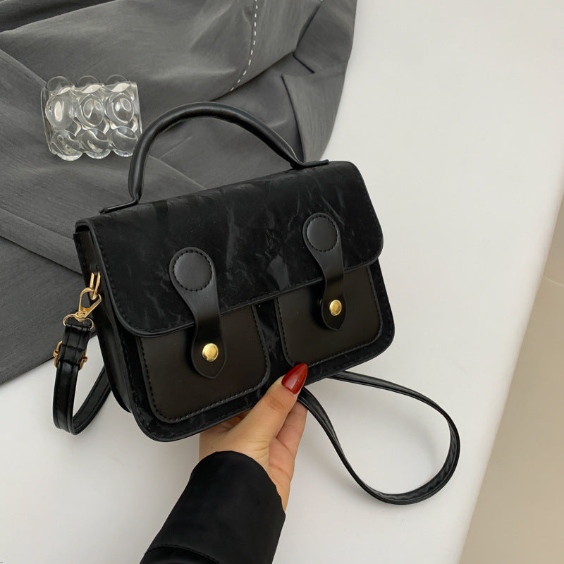 Damen elegante Umhängetasche mit zweifachem Laschenverschluss Nord Taschen