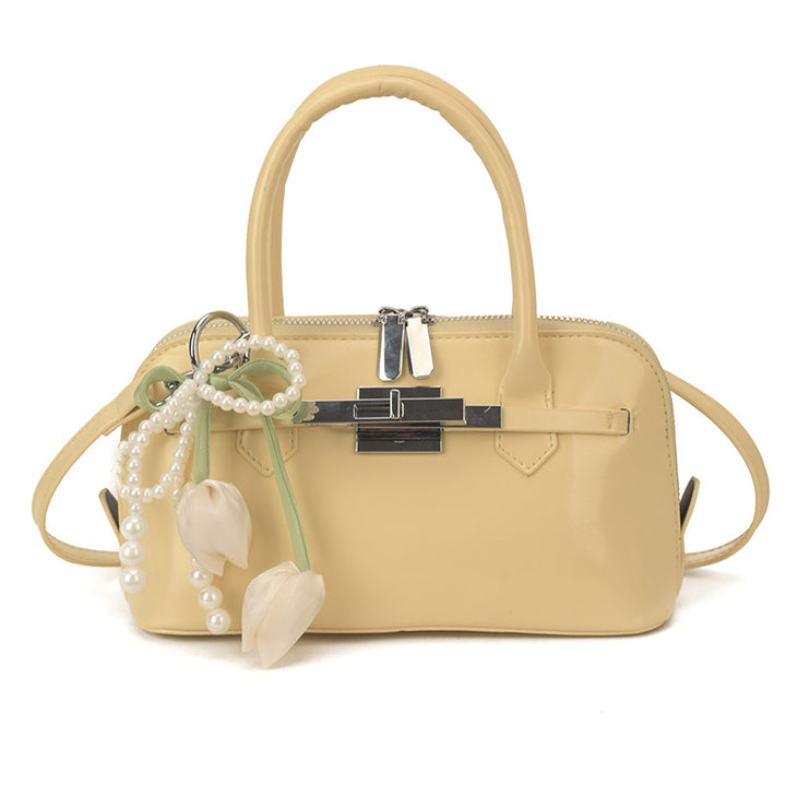 Damen modische Handtasche mit blumiger Schmuckverzierung Nord Taschen