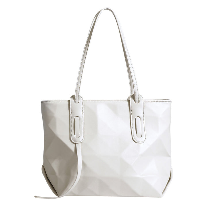 Damen geometrische Shopper-Tasche mit modernem Faltendesign Nord Taschen