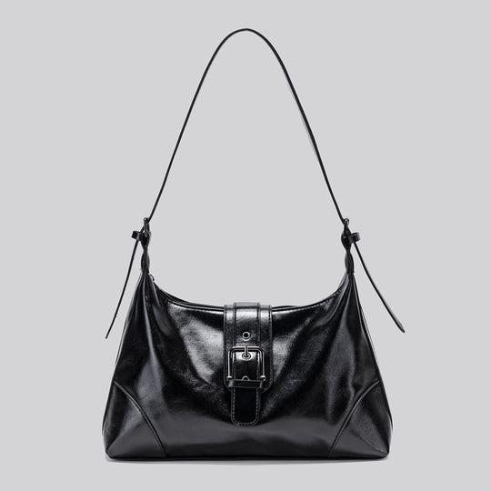 Damen Schultertasche mit eleganter Schnalle und hochwertigem Kunstleder Nord Taschen