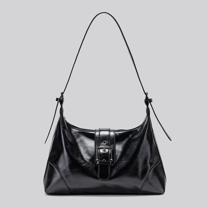 Damen Schultertasche mit eleganter Schnalle und hochwertigem Kunstleder Nord Taschen