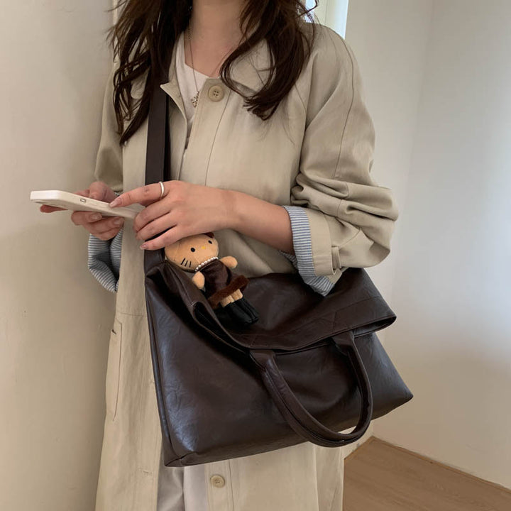 Damen lässige Handtasche mit abnehmbarer Stofffigur Nord Taschen
