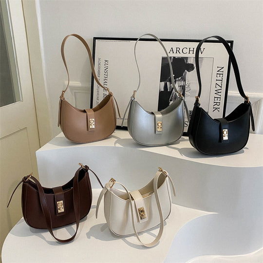 Damen Umhängetasche mit elegantem Klappverschluss und luxuriösem Kunstleder Nord Taschen