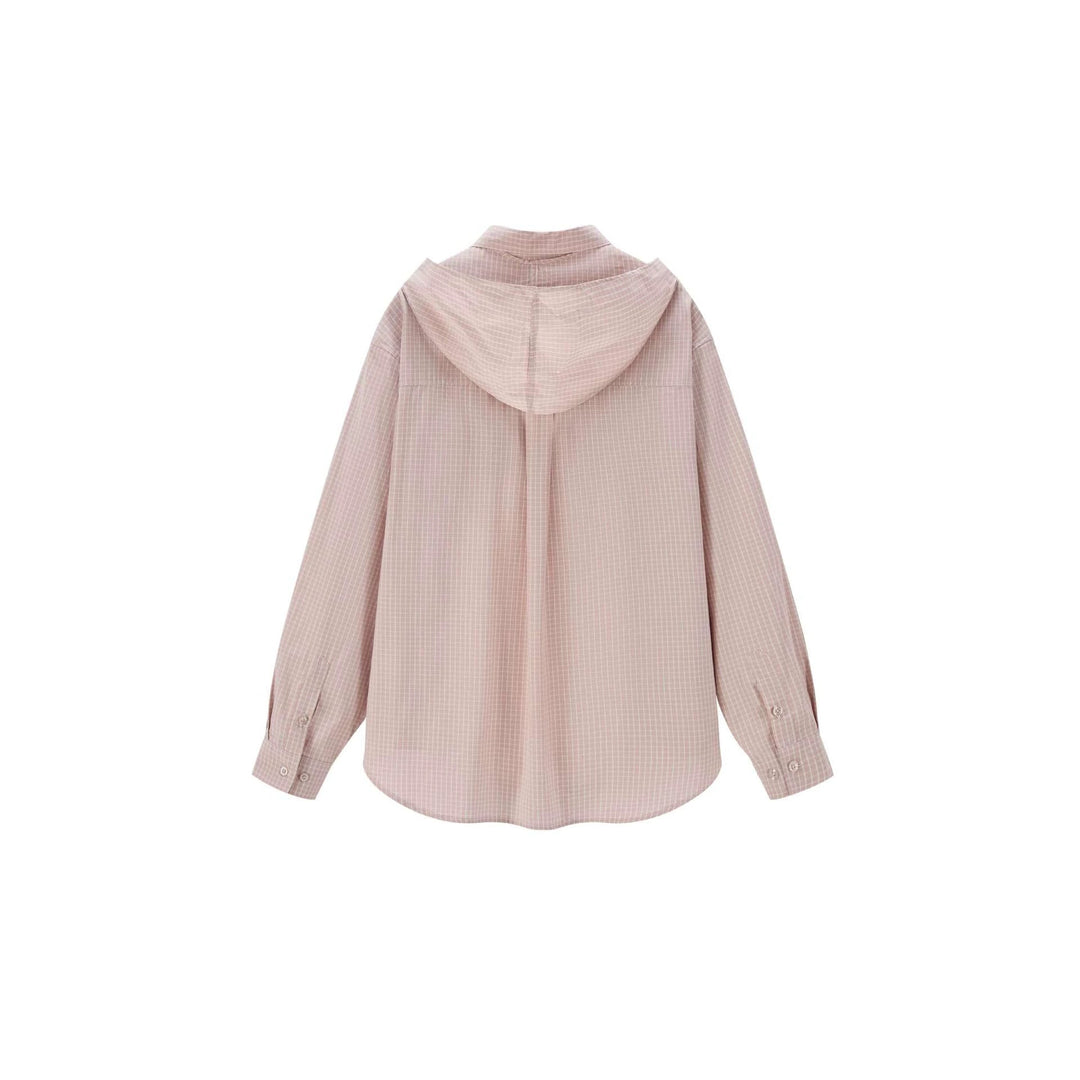 Damen Hemdbluse mit angeschlossenem Halstuch und Oversize-Schnitt Nord Taschen