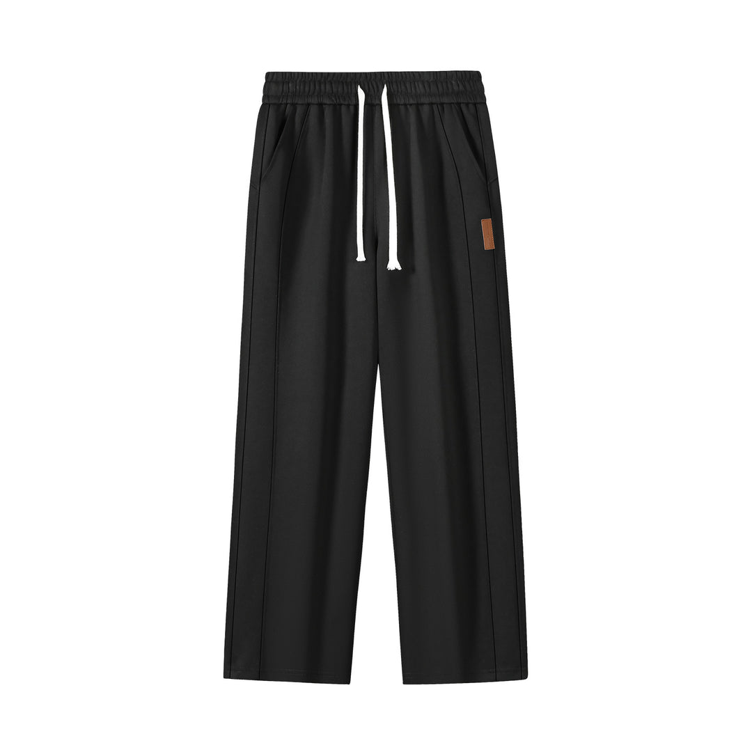Damen Weite Lounge-Sweathose mit Tunnelzug und geradem Bein Nord Taschen