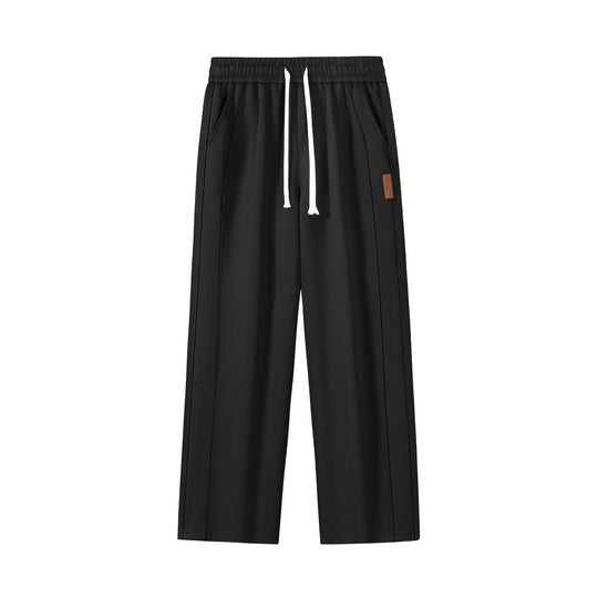 Damen Weite Lounge-Sweathose mit Tunnelzug und geradem Bein Nord Taschen