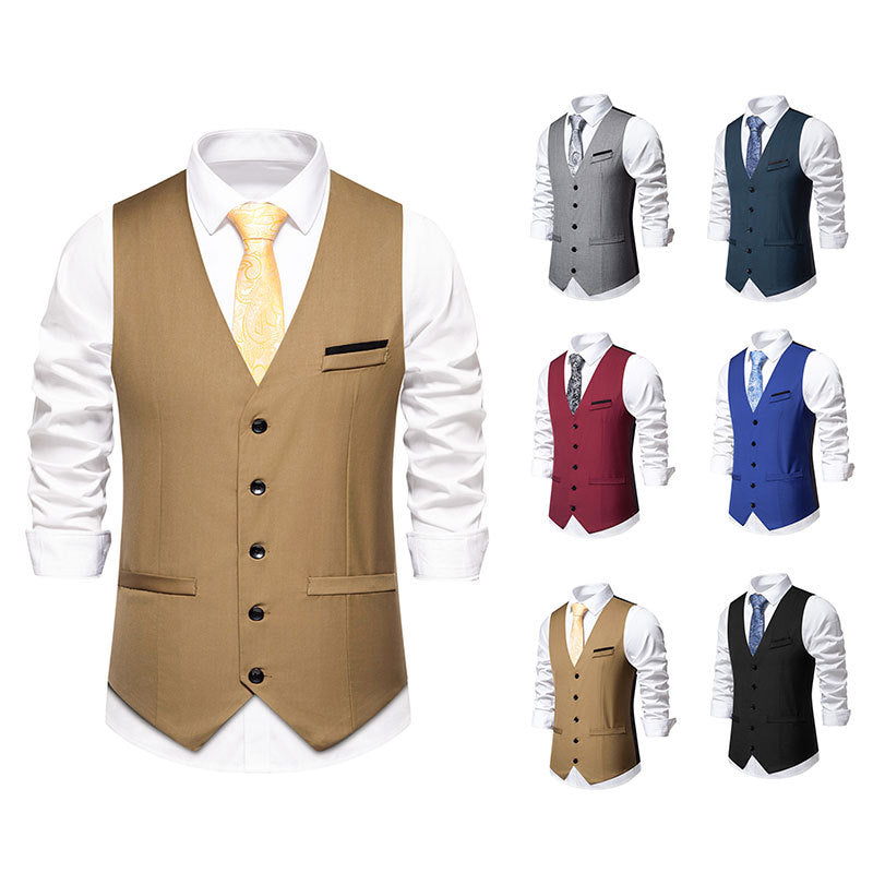 Herren elegante Weste im klassischen Stil mit modernem Schnitt Nord Taschen