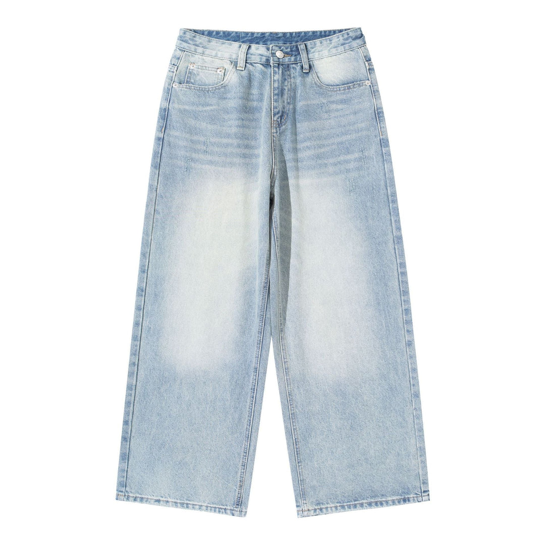 Damen Hochtaillierte verkürzte Jeans im Culotte‑Schnitt mit weiter Beinführung Nord Taschen