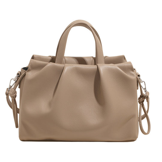 Damen Designer Handtasche mit strukturiertem Leder und abnehmbarem Schulterriemen Nord Taschen