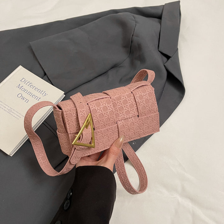Damen Mini Umhängetasche aus geflochtenem Material Nord Taschen