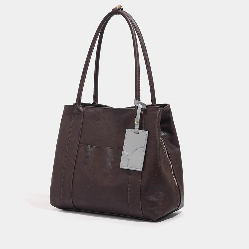 Damen elegante Tragetasche mit großen Fächern und robusten Griffen Nord Taschen