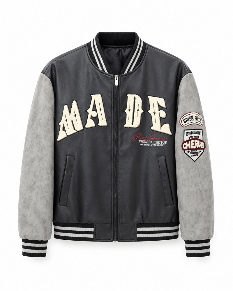 Damen Modische Freizeit-Bomberjacke Nord Taschen