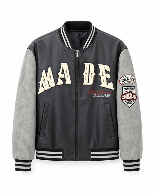 Damen Modische Freizeit-Bomberjacke Nord Taschen