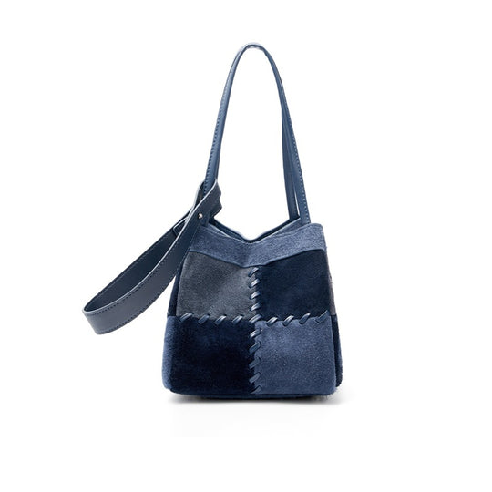 Damen Modische Umhängetasche mit kreativem Patchwork Nord Taschen